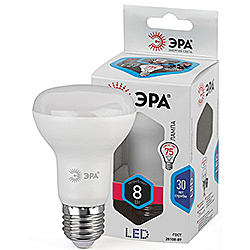 LED R63-8W-840-E27 ЭРА диод, рефлектор, 8Вт, нейтр, E27 