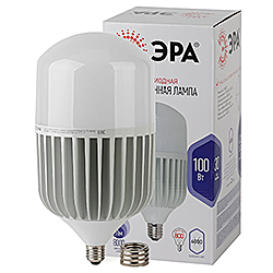 LED POWER T160-100W-6500-E27-E40 ЭРА диод, колокол, 100Вт, хол, E27-E40
