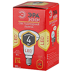 ECO LED R39-4W-827-E14 ЭРА диод, рефлектор, 4Вт, тепл, E14