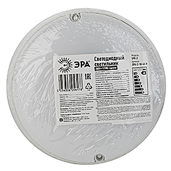 SPB-2-18-40K-R ЭРА Светодиод. св-к ЖКХ IP65 18Вт 175х50 1440лм 4000К КРУГ 