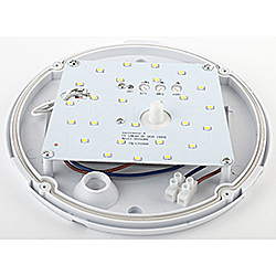 SPB-1-12 (W) ЭРА Светодиод. св-к IP54 12Вт 4000К 960лм круг 180х80 БЕЛ. 