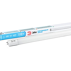 LED T8-18W-840-G13-1200мм ЭРА диод,трубка стекл,18Вт,нейтр,пов. G13 